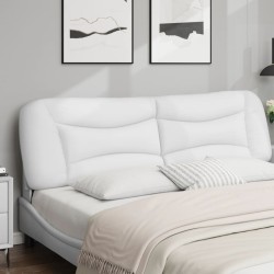 Coussin de tête de lit Hvar blanc 180 cm similicuir 615692615692