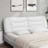Coussin de tête de lit Hvar blanc 180 cm similicuir 615692615692