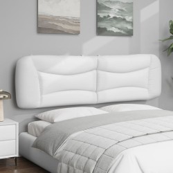 Coussin de tête de lit Hvar blanc 180 cm similicuir 615692615692