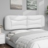 Coussin de tête de lit Hvar blanc 180 cm similicuir 615692615692