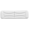 Coussin de tête de lit Hvar blanc 180 cm similicuir 615692615692