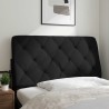 Coussin de tête de lit noir 100 cm tissu 615693615693