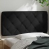 Coussin de tête de lit noir 100 cm tissu 615693615693
