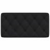 Coussin de tête de lit noir 100 cm tissu 615693615693