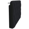 Coussin de tête de lit noir 100 cm tissu 615693615693