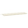 Coussin de banc de jardin blanc crème 200x50x7 cm tissu oxford 615699615699
