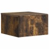 Cabinet de chevet mural 2 pcs Chêne fumé 33 x 34,5 x 20 cm 615705615705