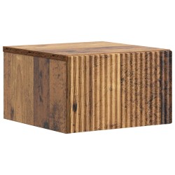 Cabinet de chevet mural 2 pcs Bois ancien 33 x 34,5 x 20 cm 615706615706