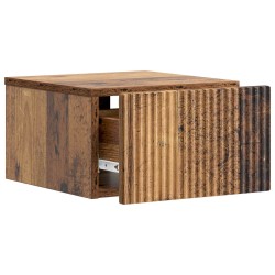 Cabinet de chevet mural 2 pcs Bois ancien 33 x 34,5 x 20 cm 615706615706