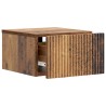 Cabinet de chevet mural 2 pcs Bois ancien 33 x 34,5 x 20 cm 615706615706