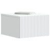 Cabinet de chevet mural 2 pcs Blanc 33 x 34,5 x 20 cm 615707615707
