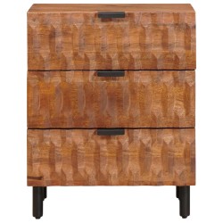 Cabinet de chevet Marron 50 x 33 x 62 cm Bois de mangue massif 615708615708
