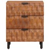 Cabinet de chevet Marron 50 x 33 x 62 cm Bois de mangue massif 615708615708