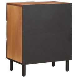 Cabinet de chevet Marron 50 x 33 x 62 cm Bois de mangue massif 615708615708