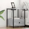 Cabinet de chevet Gris Sonoma 42 x 41 x 56 cm Bois d'ingénierie 615709615709
