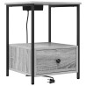 Cabinet de chevet Gris Sonoma 42 x 41 x 56 cm Bois d'ingénierie 615709615709