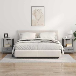 Cabinet de chevet Gris Sonoma 42 x 41 x 56 cm Bois d'ingénierie 615709615709