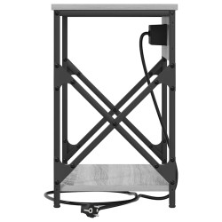 Cabinet de chevet Gris Sonoma 41 x 31 x 51 cm Bois d'ingénierie 615711615711