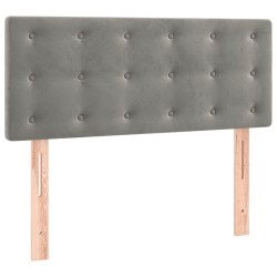 Tête de lit Gris clair 90x5x78/88 cm Velours 615712615712