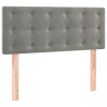 Tête de lit Gris clair 90x5x78/88 cm Velours 615712615712