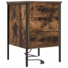 Cabinet de chevet Chêne fumé 42 x 41 x 61 cm Bois d'ingénierie 615719615719