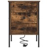 Cabinet de chevet Chêne fumé 42 x 41 x 61 cm Bois d'ingénierie 615719615719