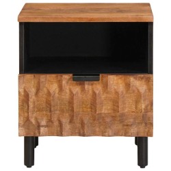 Cabinet de chevet avec tiroir 2 pcs Marron 40 x 33 x 46 cm 615733615733