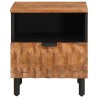Cabinet de chevet avec tiroir 2 pcs Marron 40 x 33 x 46 cm 615733615733