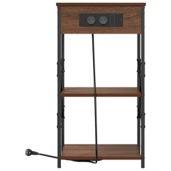 Cabinet de chevet Chêne brun 41 x 31 x 76 cm Bois d'ingénierie 615737615737