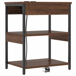 Cabinet de chevet Chêne brun 41 x 31 x 51 cm Bois d'ingénierie 615738615738