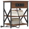 Cabinet de chevet Chêne brun 41 x 31 x 51 cm Bois d'ingénierie 615739615739