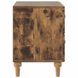 Cabinet de chevet avec tiroir Chêne fumé 62 x 34,5 x 48 cm 615741615741