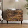 Cabinet de chevet avec tiroir Chêne fumé 62 x 34,5 x 47,5 cm 615744615744