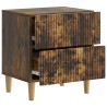Cabinet de chevet avec tiroir Chêne fumé 62 x 34,5 x 47,5 cm 615744615744