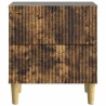 Cabinet de chevet avec tiroir Chêne fumé 62 x 34,5 x 47,5 cm 615744615744