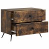 Cabinet de chevet avec tiroir Chêne fumé 62 x 34,5 x 47,5 cm 615745615745