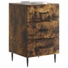 Cabinet de chevet avec tiroir Chêne fumé 43 x 41 x 66,5 cm 615746615746