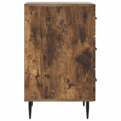 Cabinet de chevet avec tiroir Chêne fumé 43 x 41 x 66,5 cm 615746615746