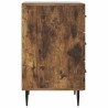 Cabinet de chevet avec tiroir Chêne fumé 43 x 41 x 66,5 cm 615746615746