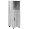 Cabinet de salle de bain avec porte Gris Sonoma 30 x 35 x 95 cm 615754615754