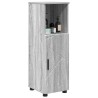 Cabinet de salle de bain avec porte Gris Sonoma 30 x 35 x 95 cm 615754615754