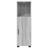 Cabinet de salle de bain avec porte Gris Sonoma 30 x 35 x 95 cm 615754615754