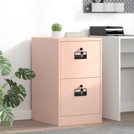Cabinet de Dossier Rose 44 x 50 x 74,5 cm Acier Laminé à Froid 615755615755