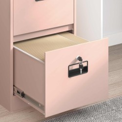 Cabinet de Dossier Rose 44 x 50 x 74,5 cm Acier Laminé à Froid 615755615755