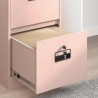 Cabinet de Dossier Rose 44 x 50 x 74,5 cm Acier Laminé à Froid 615755615755