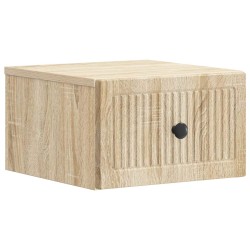 Cabinet de chevet mural Chêne Sonoma 33 x 34,5 x 20 cm 615757615757