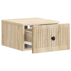 Cabinet de chevet mural Chêne Sonoma 33 x 34,5 x 20 cm 615757615757