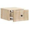 Cabinet de chevet mural Chêne Sonoma 33 x 34,5 x 20 cm 615757615757