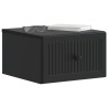 Cabinet de chevet mural avec tiroir Noir 33 x 34,5 x 20 cm 615759615759