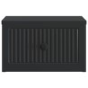 Cabinet de chevet mural avec tiroir Noir 33 x 34,5 x 20 cm 615759615759
